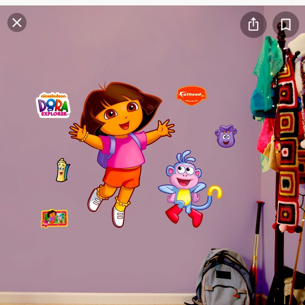 33” x 24” Fathead Dora and Boots